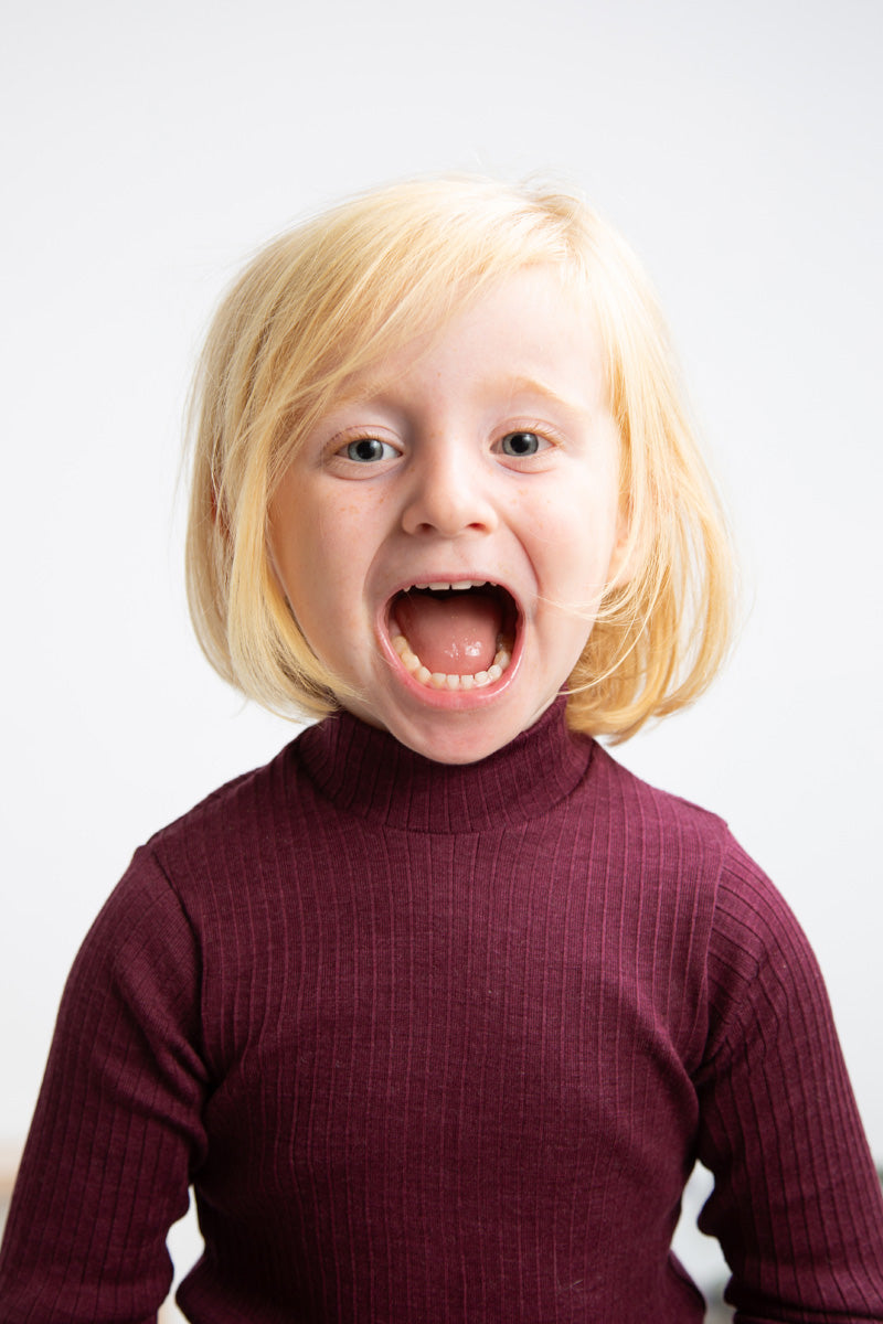 Maglieria bambini e bambine in fibre naturali