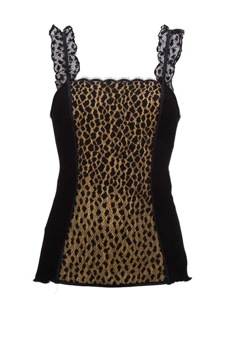 695 01 Corset Top - Wool Silk