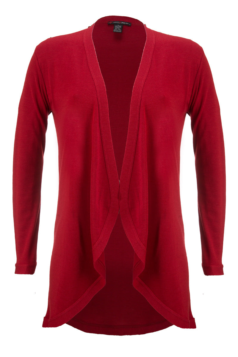 Women's Cardigan 282 in Wool and Silk - Soft and Warm