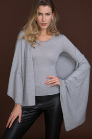 Zoe - Wool silk sleeveless turtleneck