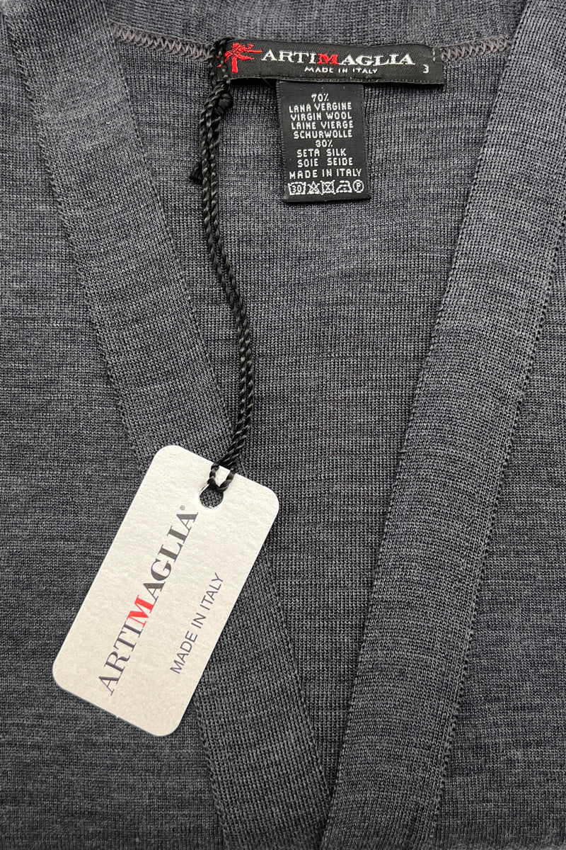 Zoe - Wool silk sleeveless turtleneck