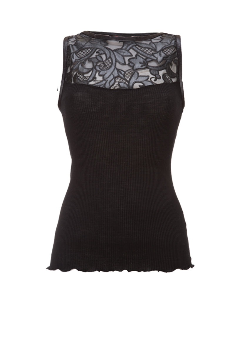 678 04 Three-quarter Sleeve -Wool Silk and Lace