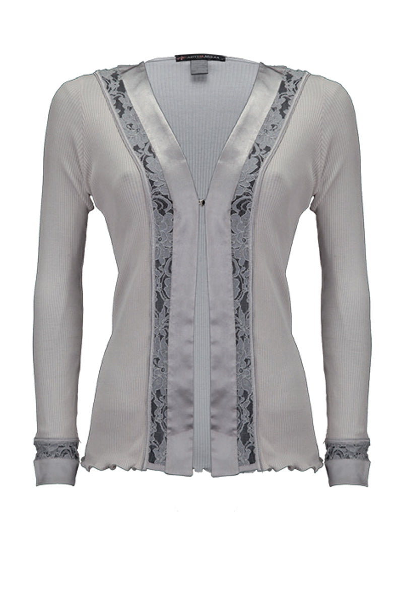 114 04 Cardigan- 100% Filoscozia® Cotton