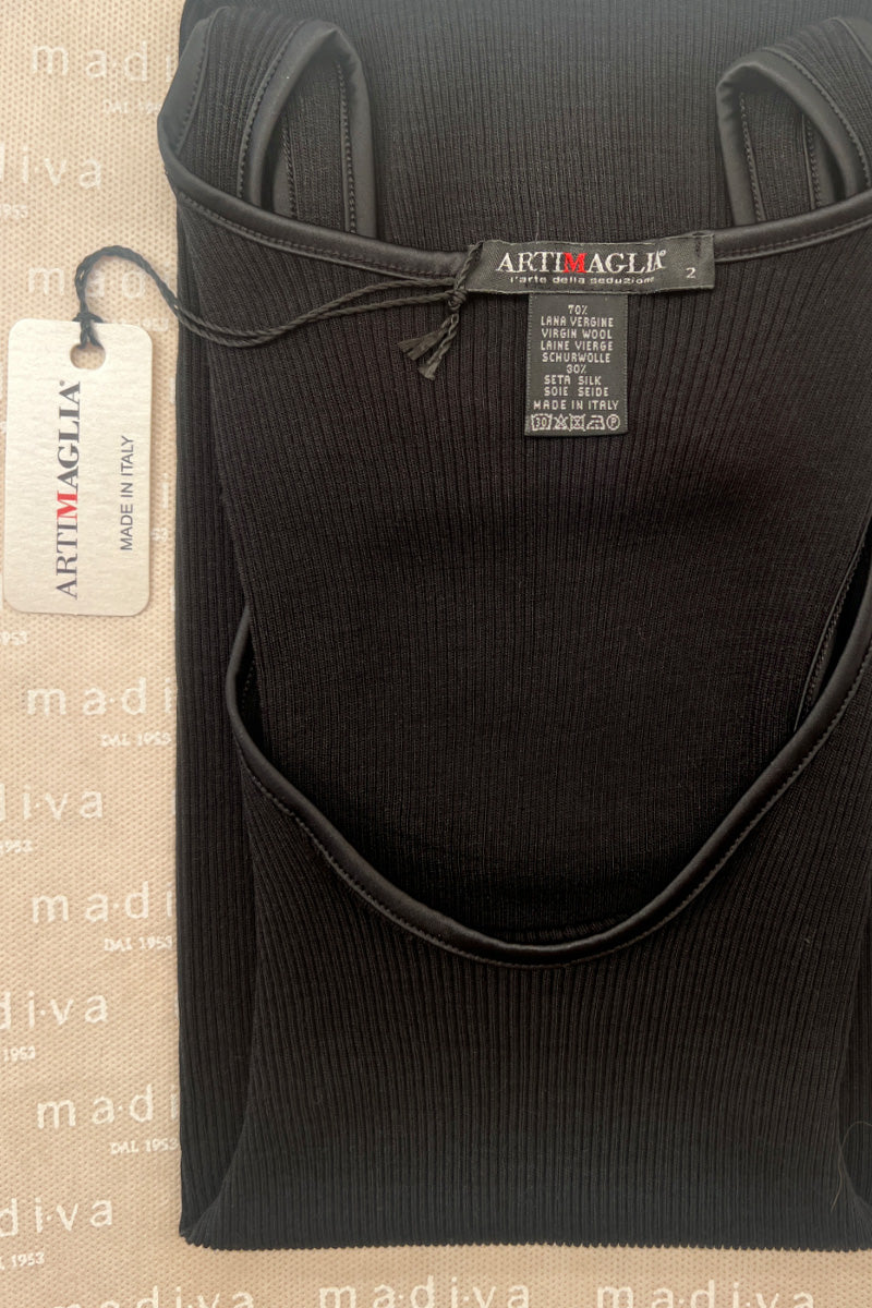 439 02 Sleeveless - Wool Silk Ribbed