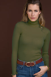 550 04 Sleeveless -Ribbed Tubolar Wool Silk 