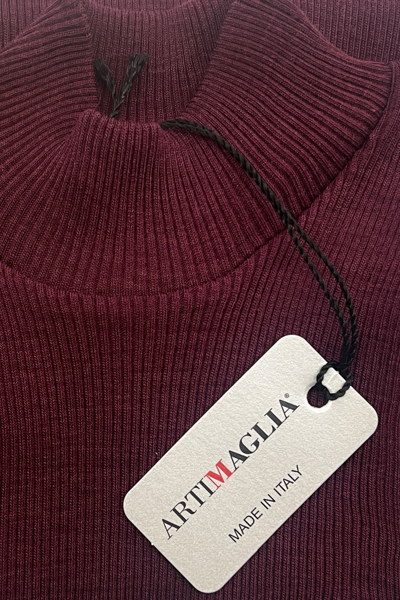 Maglia lupetto da donna 550 in lana merino e seta - Elegante e raffinato