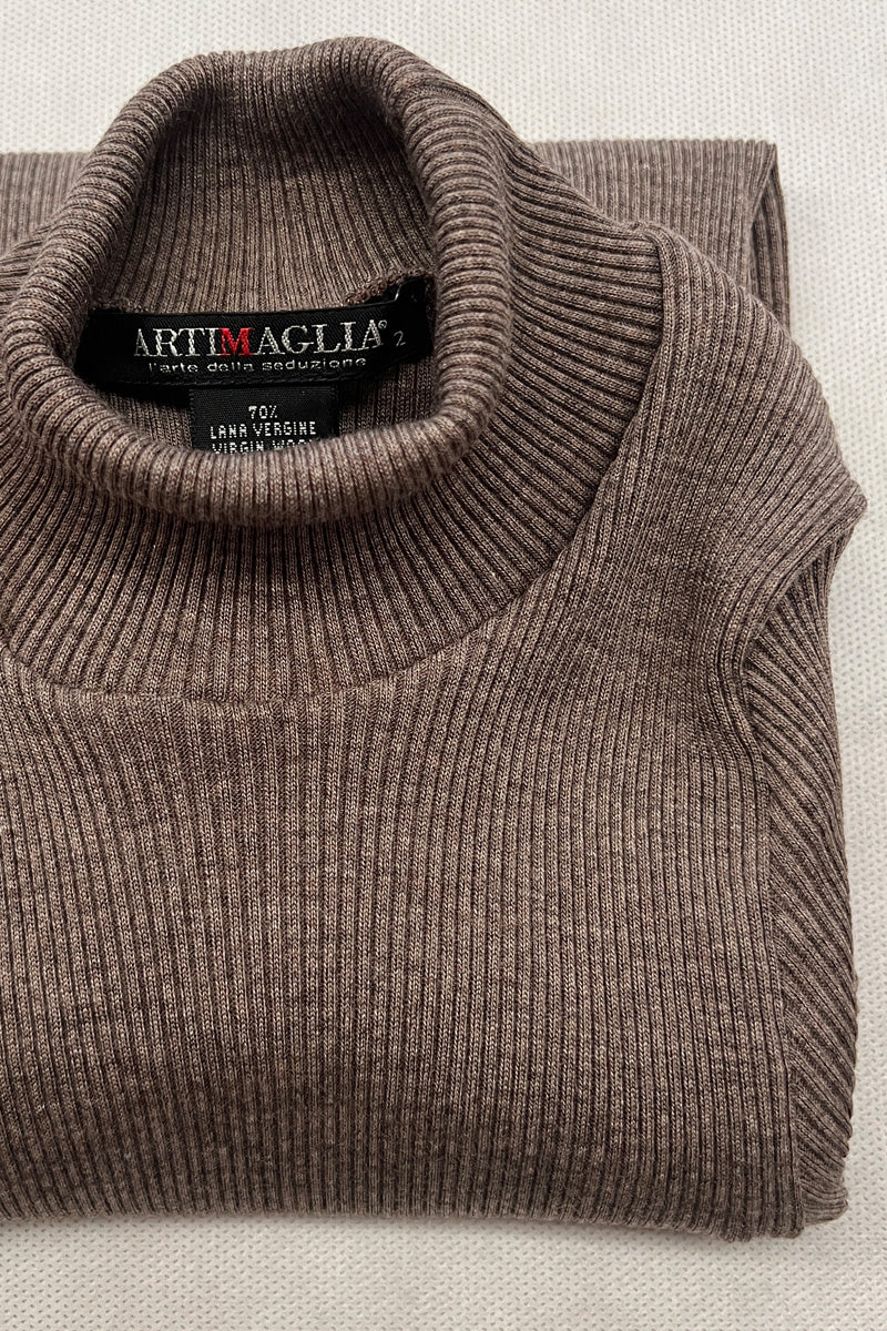 Maglia lupetto da donna 550 in lana merino e seta - Elegante e raffinato