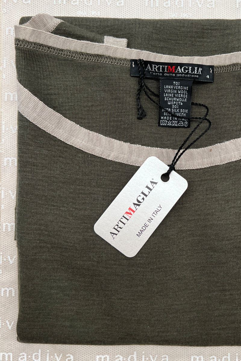 697 01 Corset Top - Wool Silk