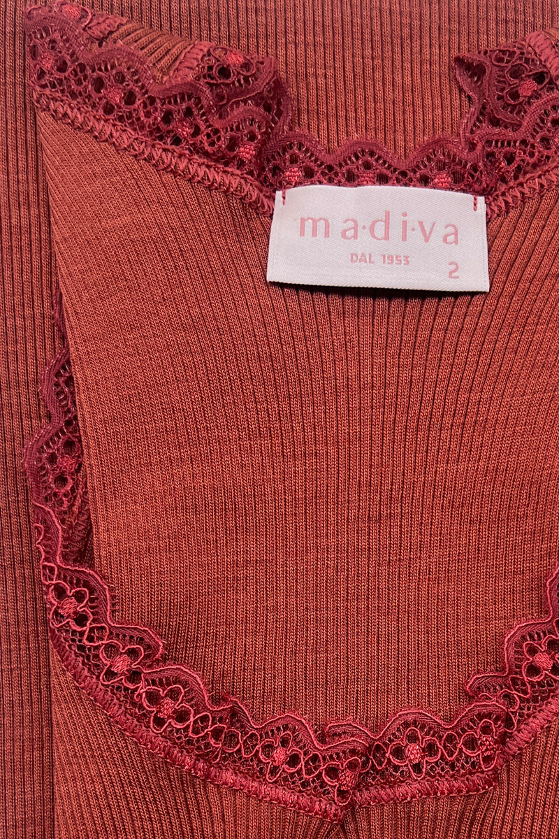 Amelie Sleeveless - Ribbed Tubolar Wool Silk 