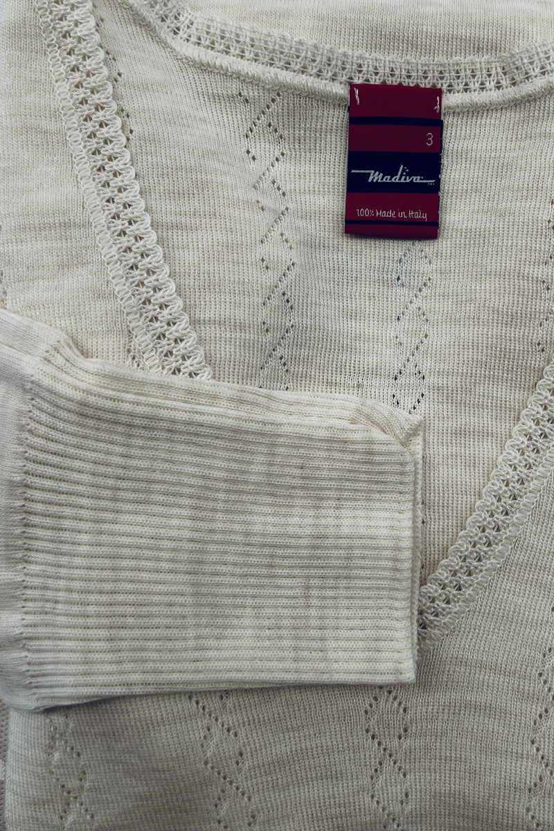 2080 Men's short sleeve - 80% virgin wool and 20% polypropylene