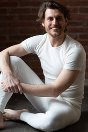 Vulcano Short Sleeve- Outside: 60% wool 40% acrylic Inside: 100% cotton