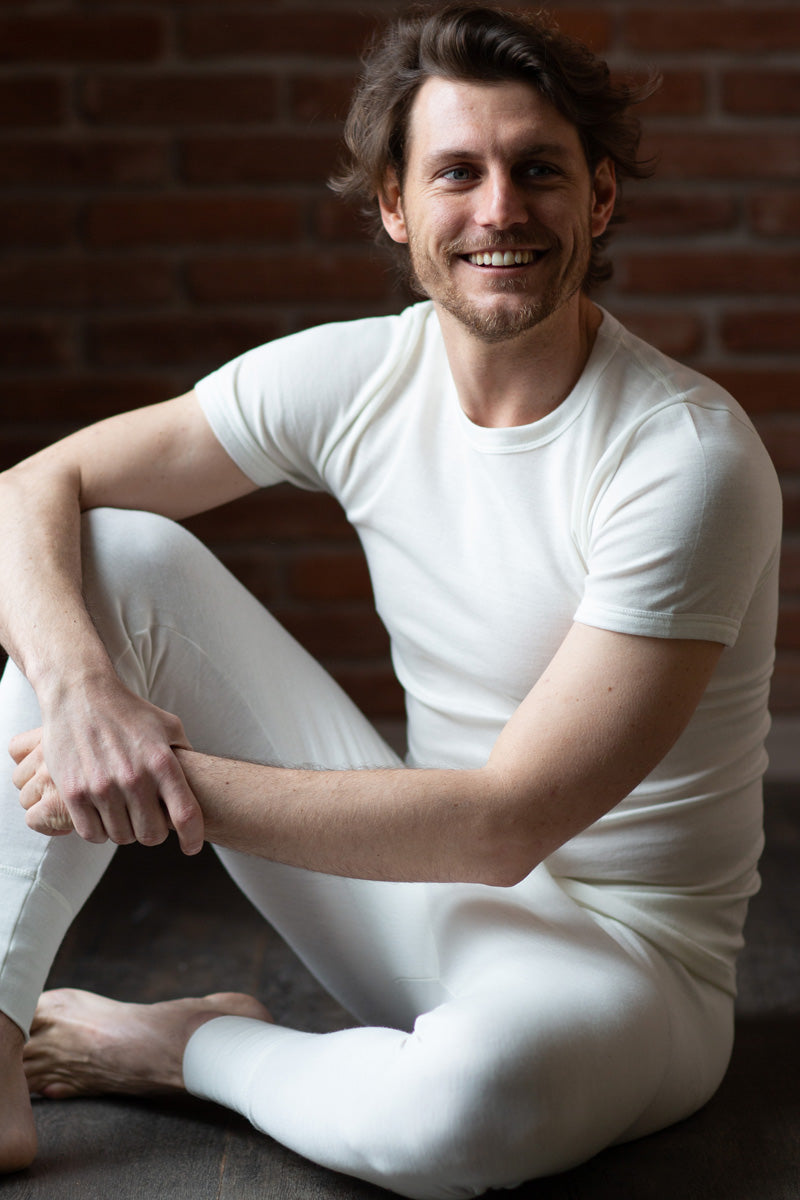 Vulcano Short Sleeve- Outside: 60% wool 40% acrylic Inside: 100% cotton