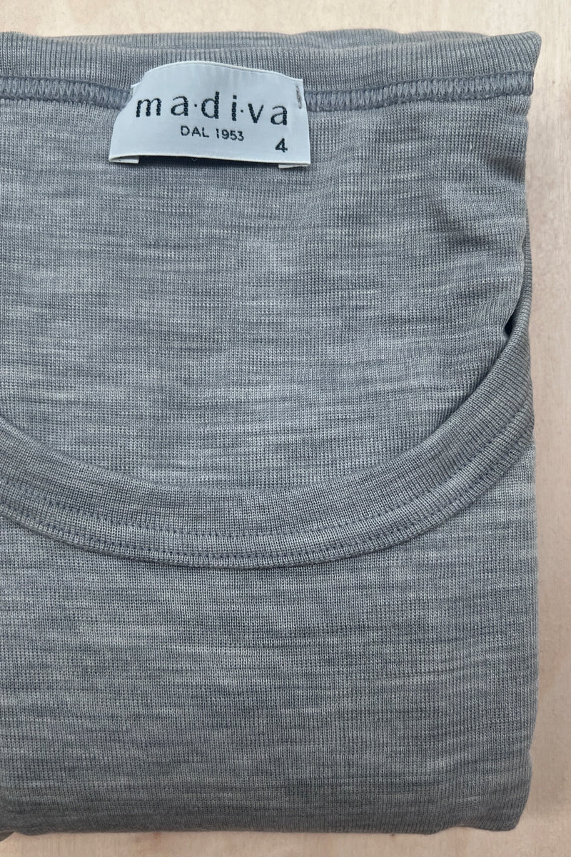 Maglietta da uomo Alghero in lana merino e seta - Irrestringibile, traspirante, isolante e caldissima