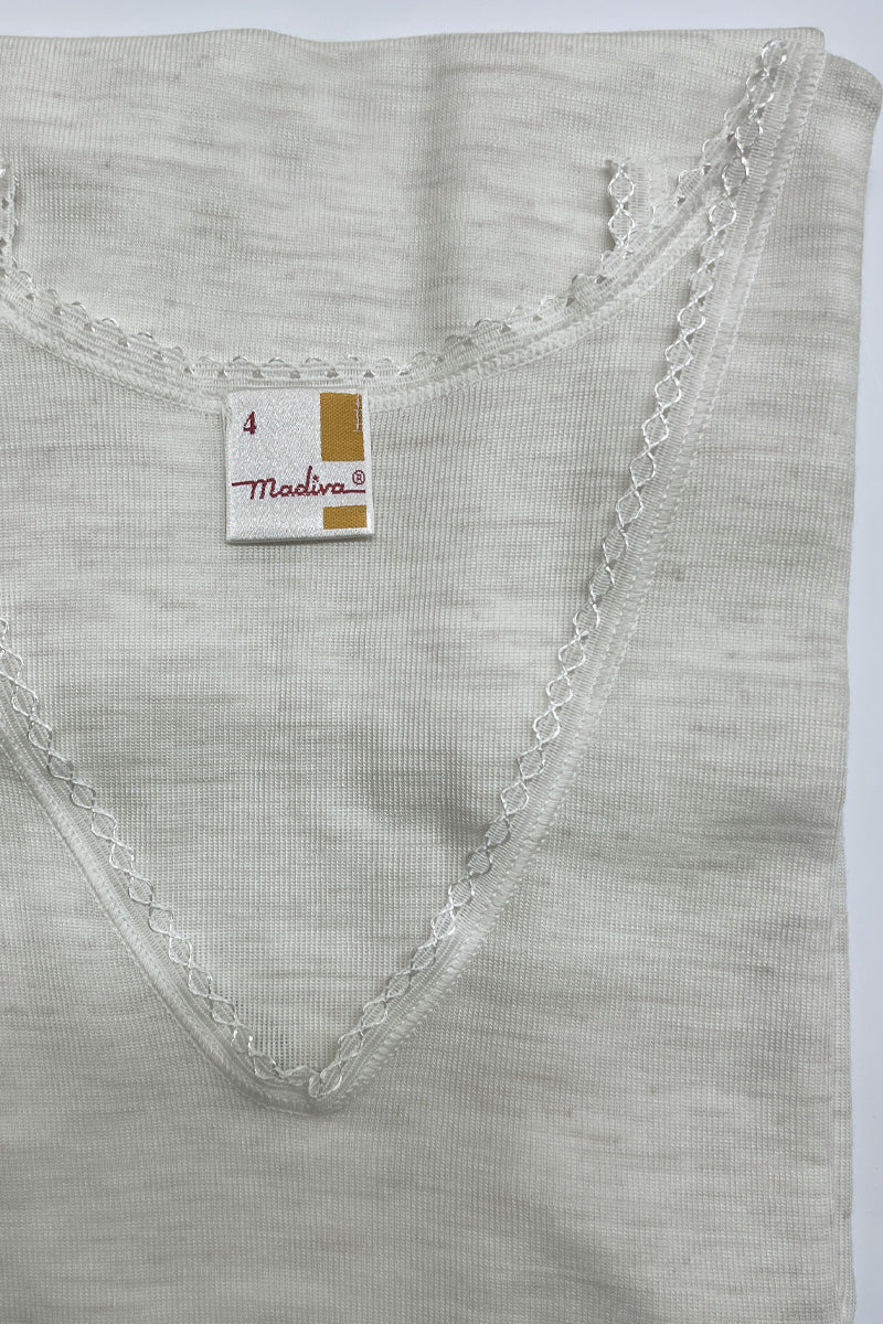 Bari T-shirt- 50% virgin wool and 50% polypropylene