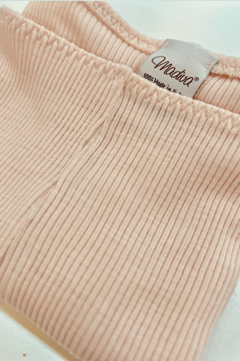 Amelie Short - Ribbed Wool Silk