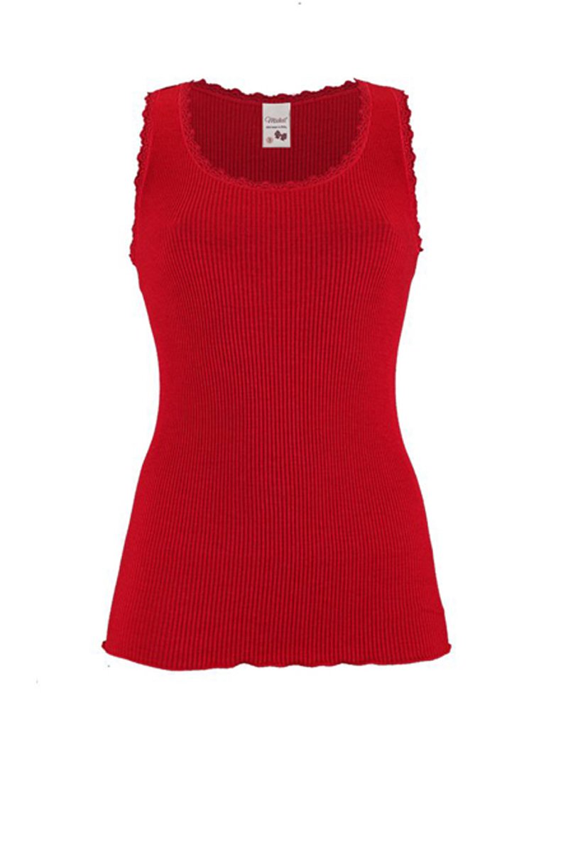 Canotta Crop Top Amilia Donna - Doppio Strato, Spalline Sottili, Morbida In Poliestere - Taglia XL Disponibile