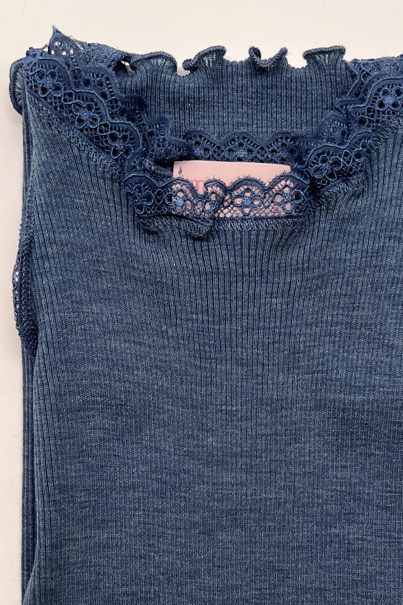 Amelie Camisolle - Ribbed Tubolar Wool Silk 