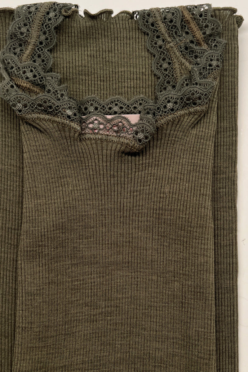 Amelie Camisolle - Ribbed Tubolar Wool Silk 