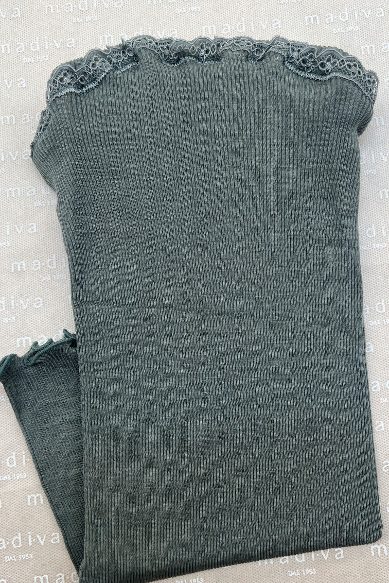 Amelie Top - Ribbed Tubolar Wool Silk