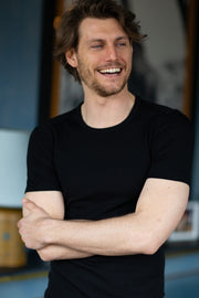 Ancona Short Sleeve- Tubolar Wool Silk Cotton