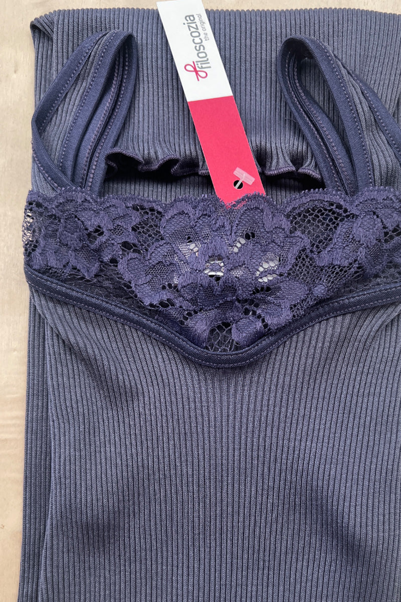 Lulù Sleeveless -100% Filoscozia® Cotton with macramé