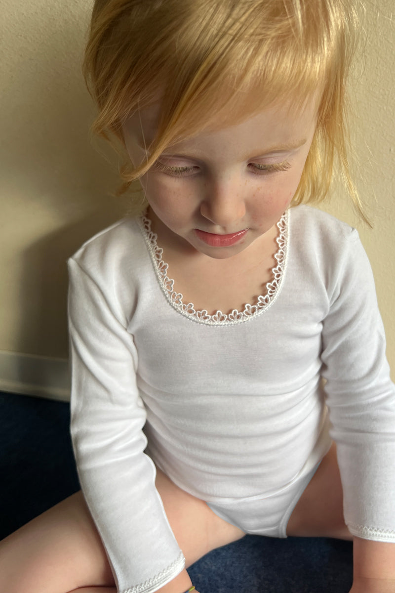 Carlotta Long Sleeve - Gauzed Cotton with little lace