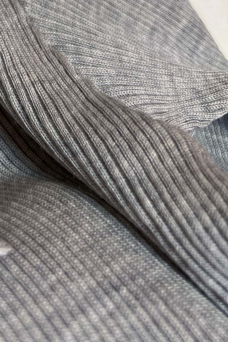 Canotta da donna Amelie in lana seta - Spalla stretta e pizzetto elastico