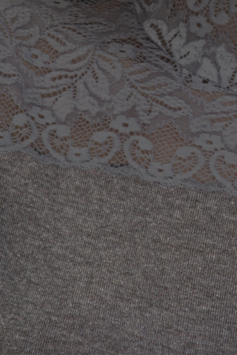 Women's tank top Eleine・Modal wool shoulder - Wide shoulder and ruffle in color