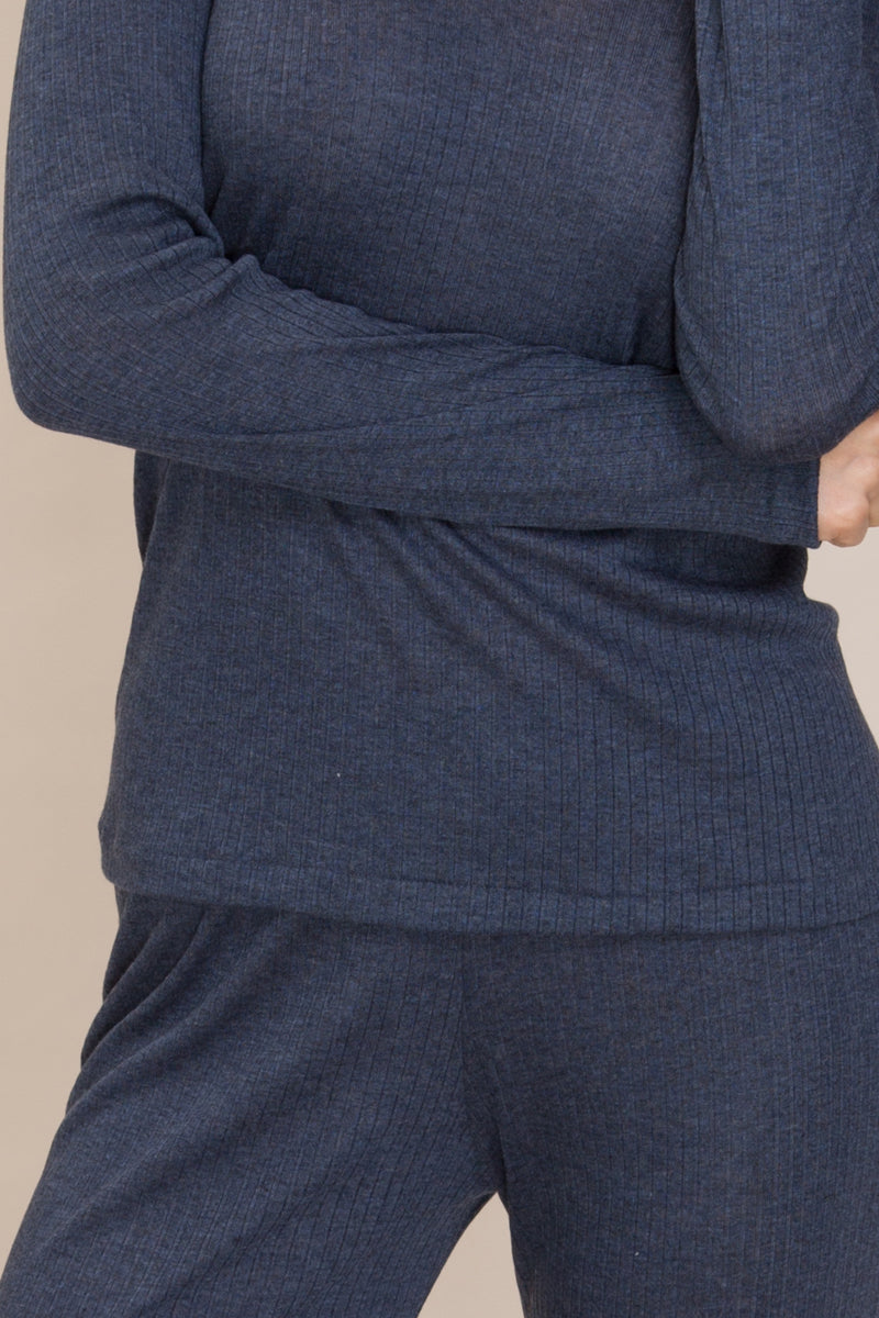 Maglia a manica lunga donna Elodie in Tencel - Girocollo e morbidezza avvolgente