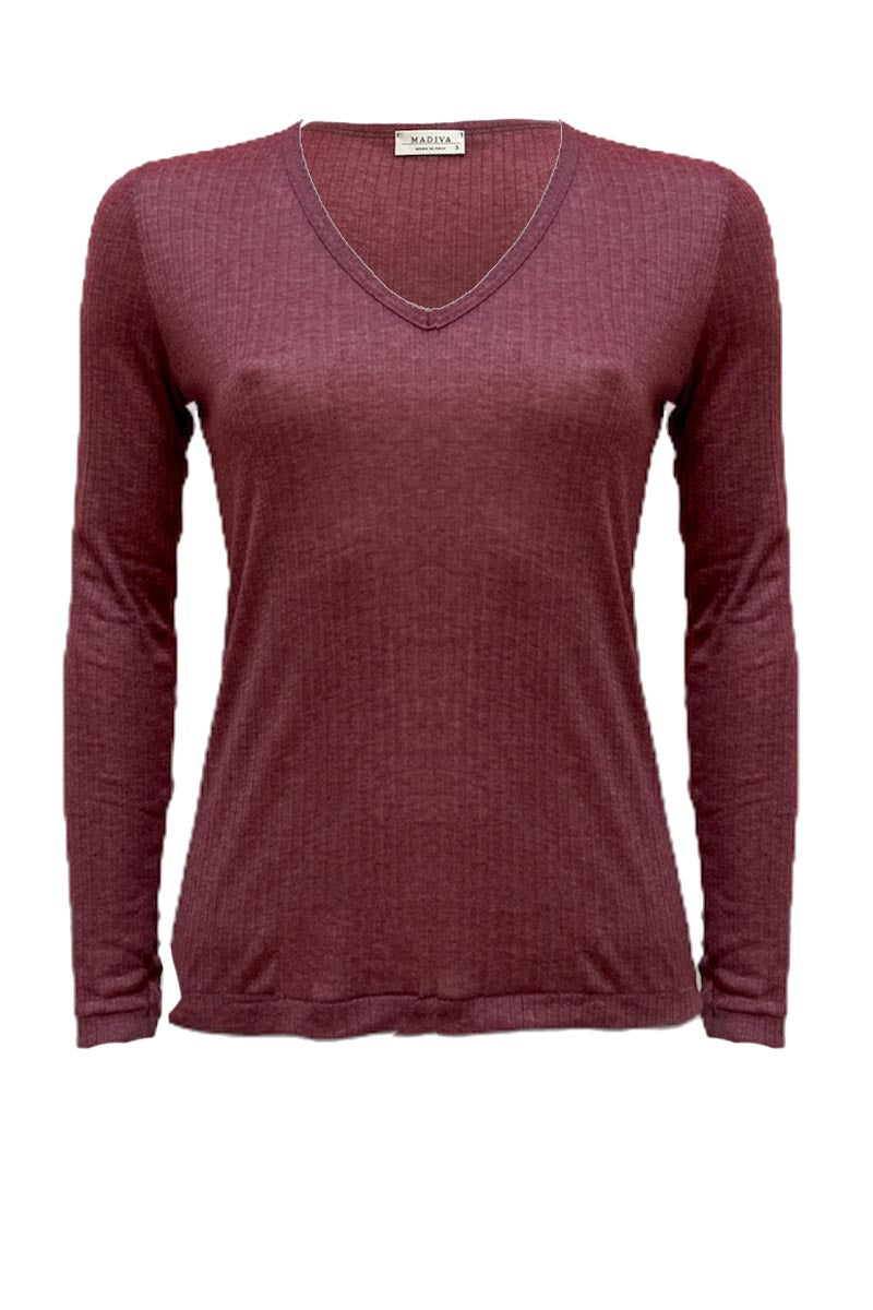 Women's Elodie Tencel Sweater - Long Sleeve and Crew Neck