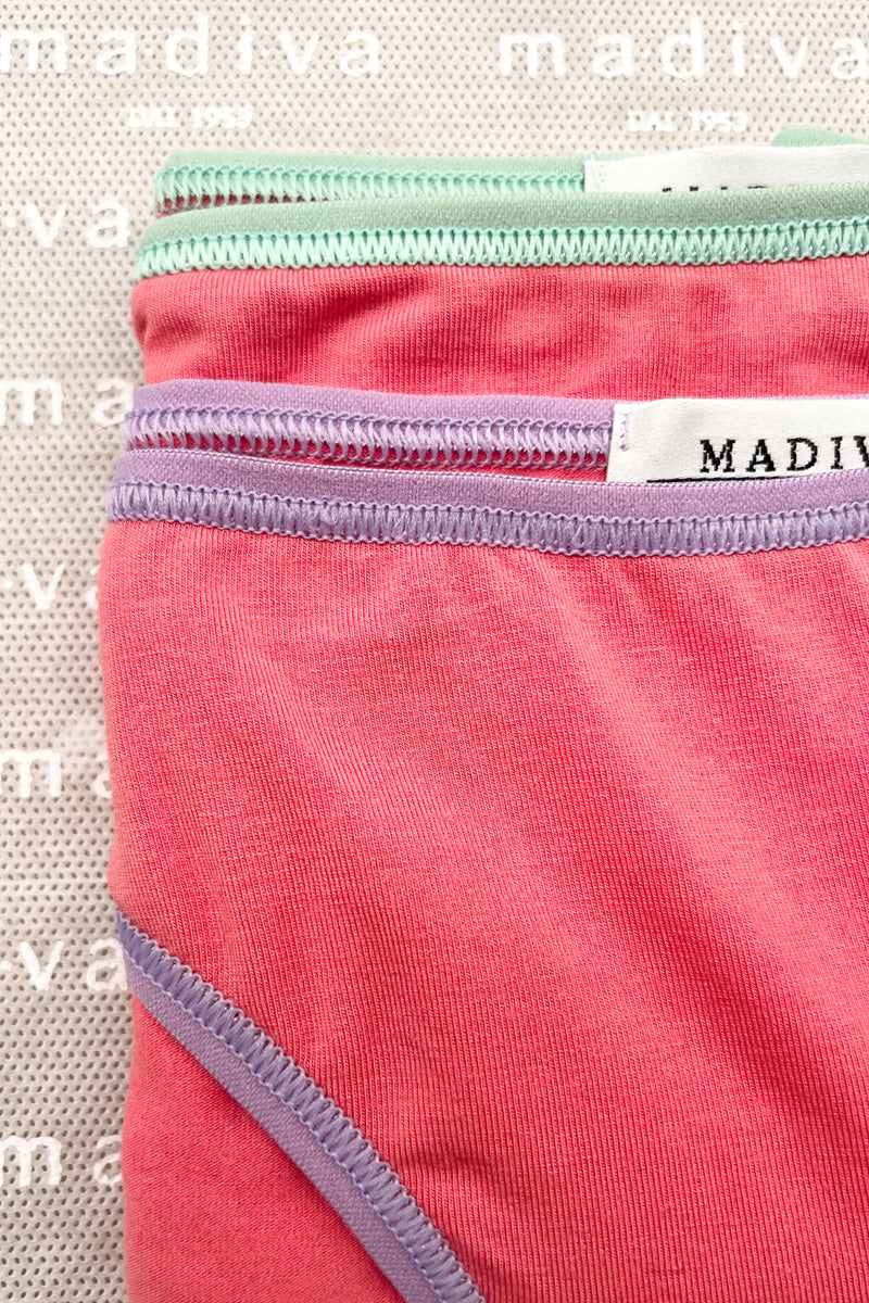 Slip da donna Florida in Micromodal e Lycra - Bielastico rifinito da listex in contrasto