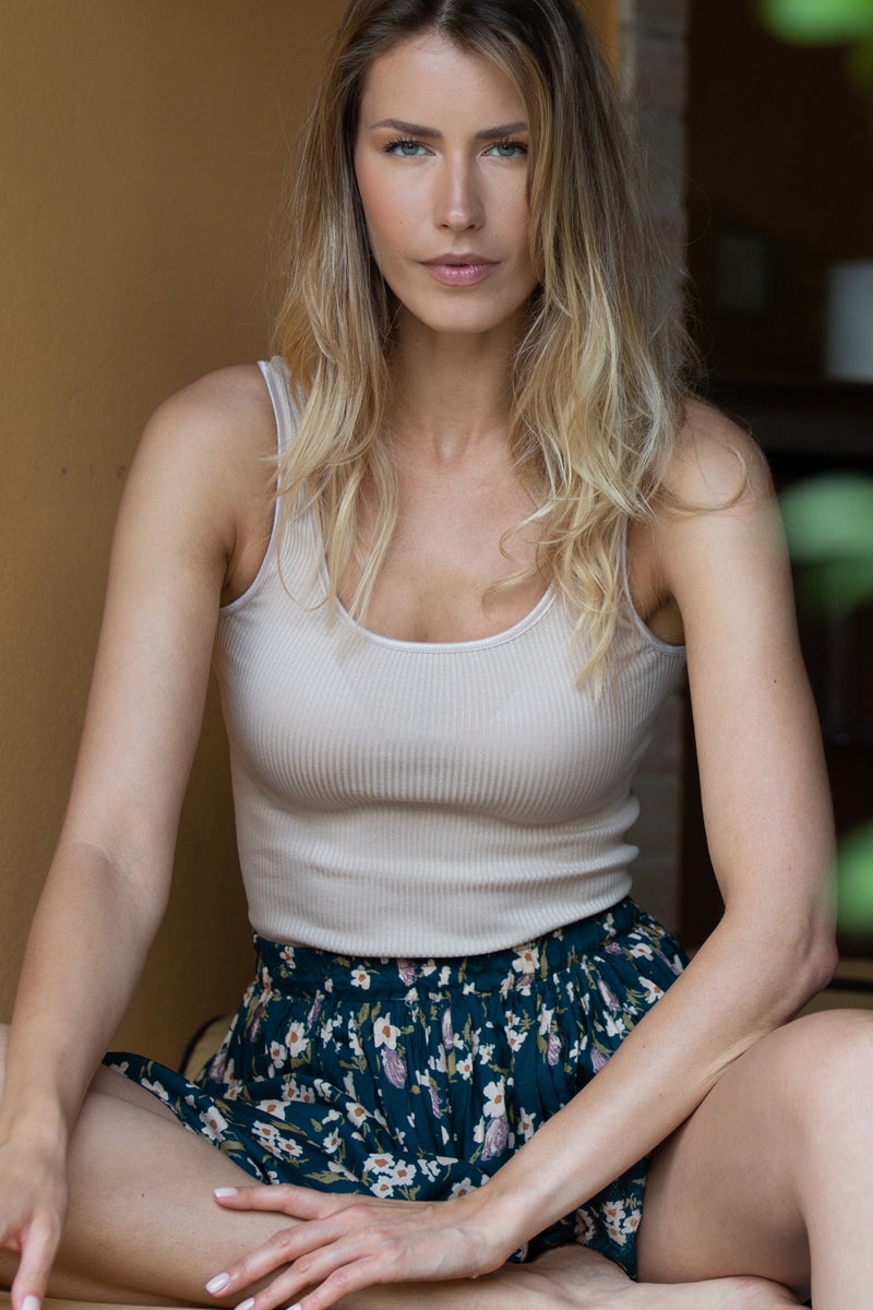 Flò Sleeveless- 100% Filoscozia® Cotton