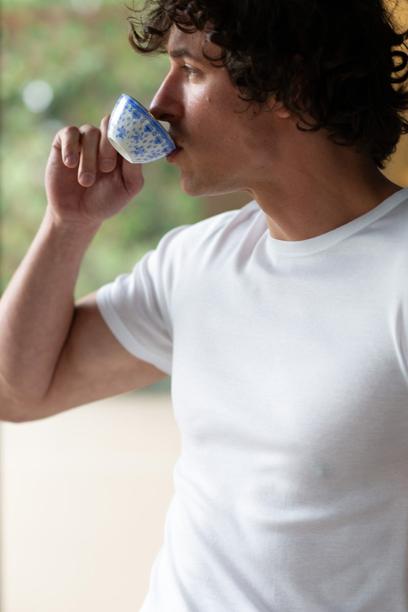 Maglietta da uomo Gabriele in cotone - Manica corta e girocollo(BI-PACK)