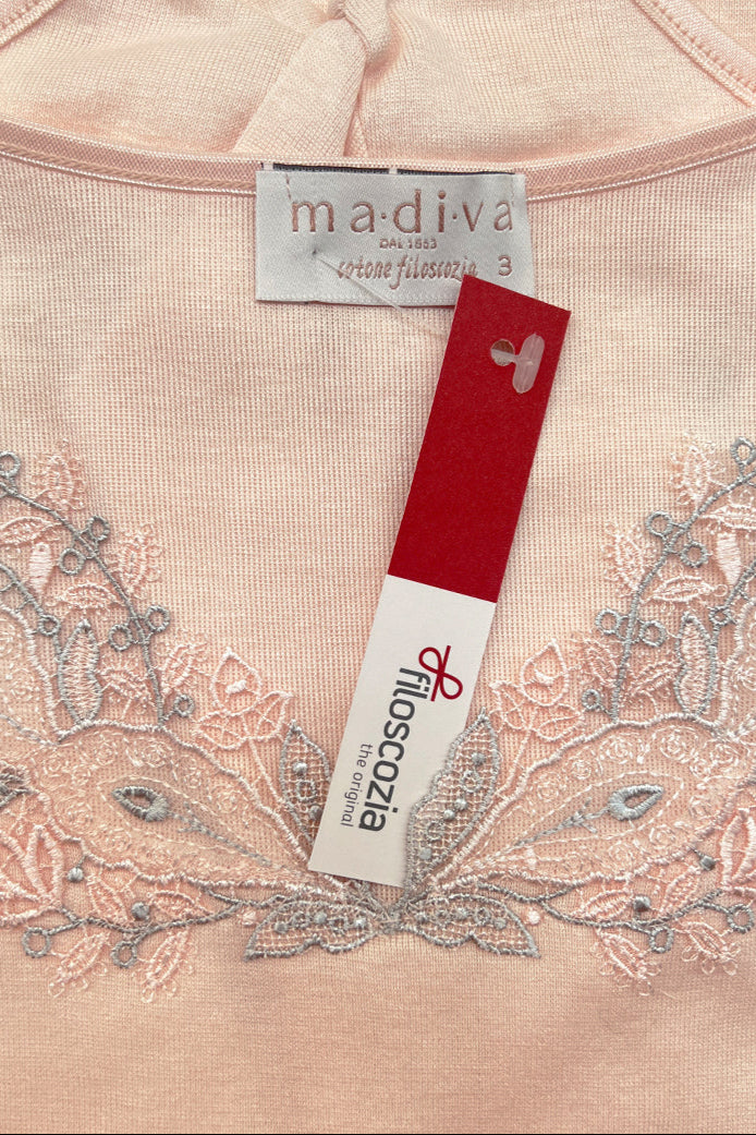 Tonga Sleeveless -100% Filoscozia® Cotton with macramé