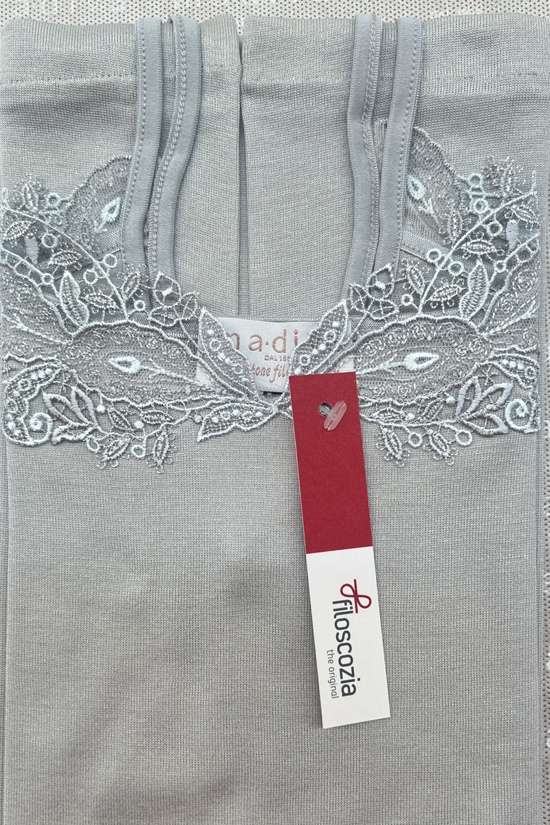 Tonga Sleeveless -100% Filoscozia® Cotton with macramé