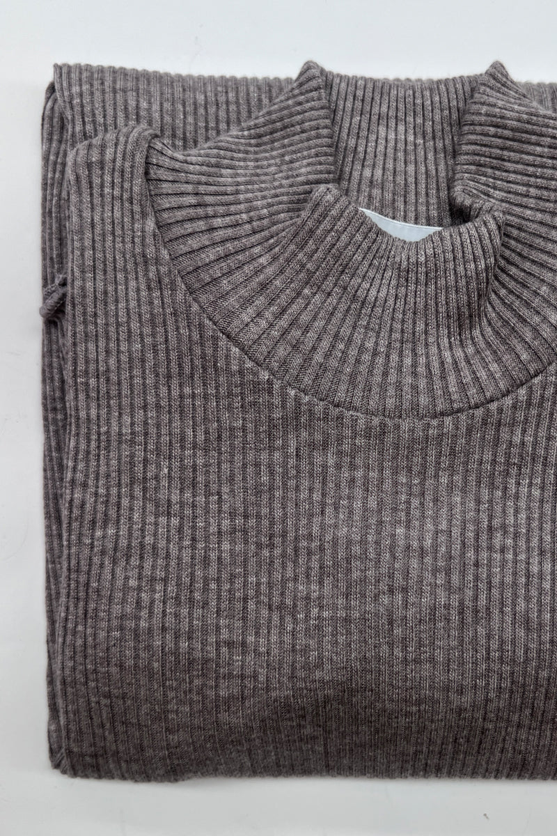 Maglia lupetto da donna Gisella in modal lana -costina