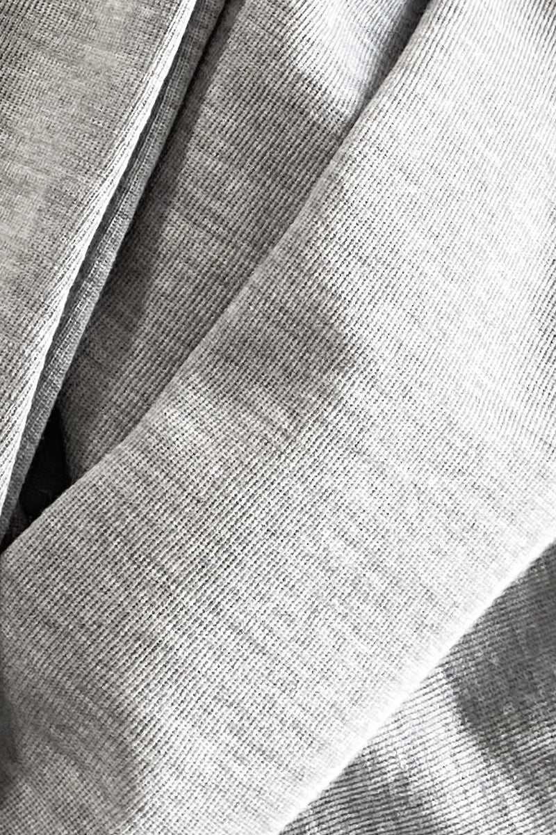 Men's Mucrone tank top in silk wool - Deep V-neck and wide shoulder