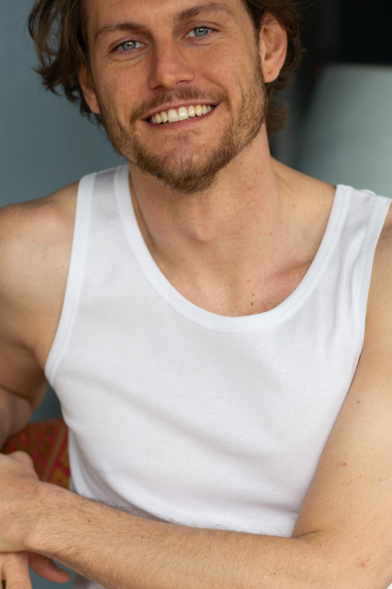 Canotta da uomo Piero in Cotone - Caldo cotone felpato e confortevole