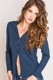 Cardigan da donna Ilary in lana seta - Morbido e caldo con vestibilità ottimale