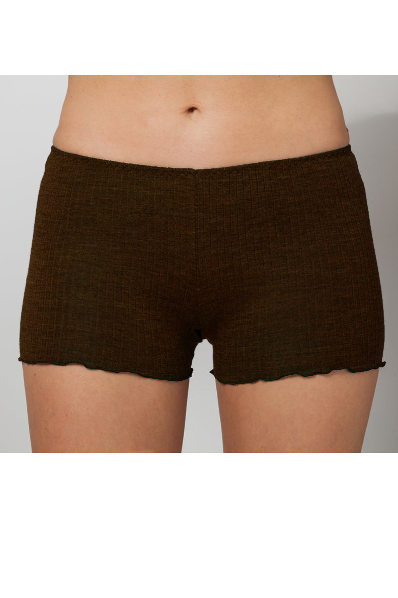 Ilary Leggings - Wool Silk Plissé