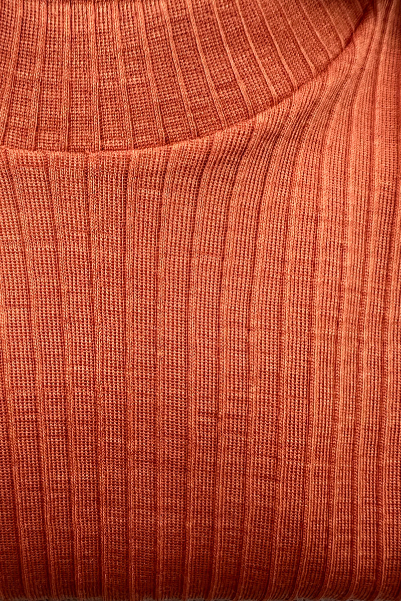 Ilary Lupetto Long Sleeves - Plissé Tubolar Wool Silk 