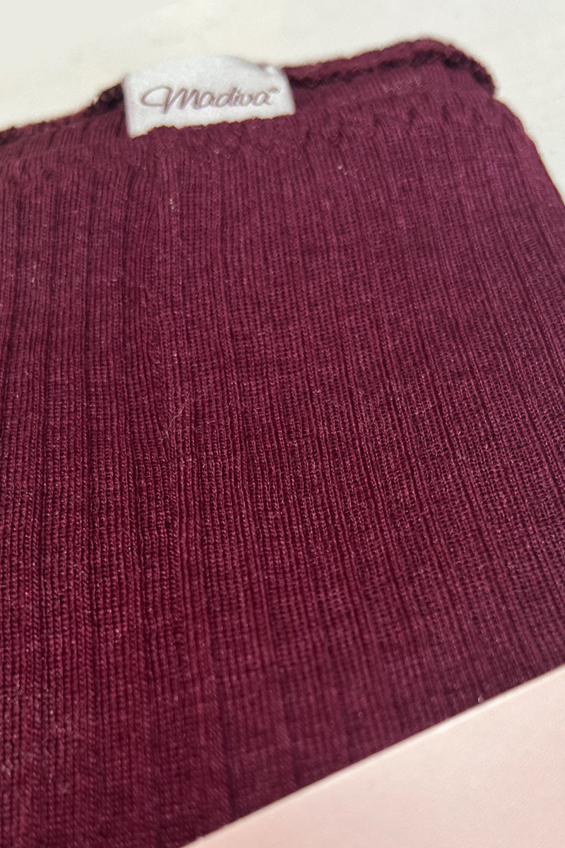 Ilary Leggings - Wool Silk Plissé
