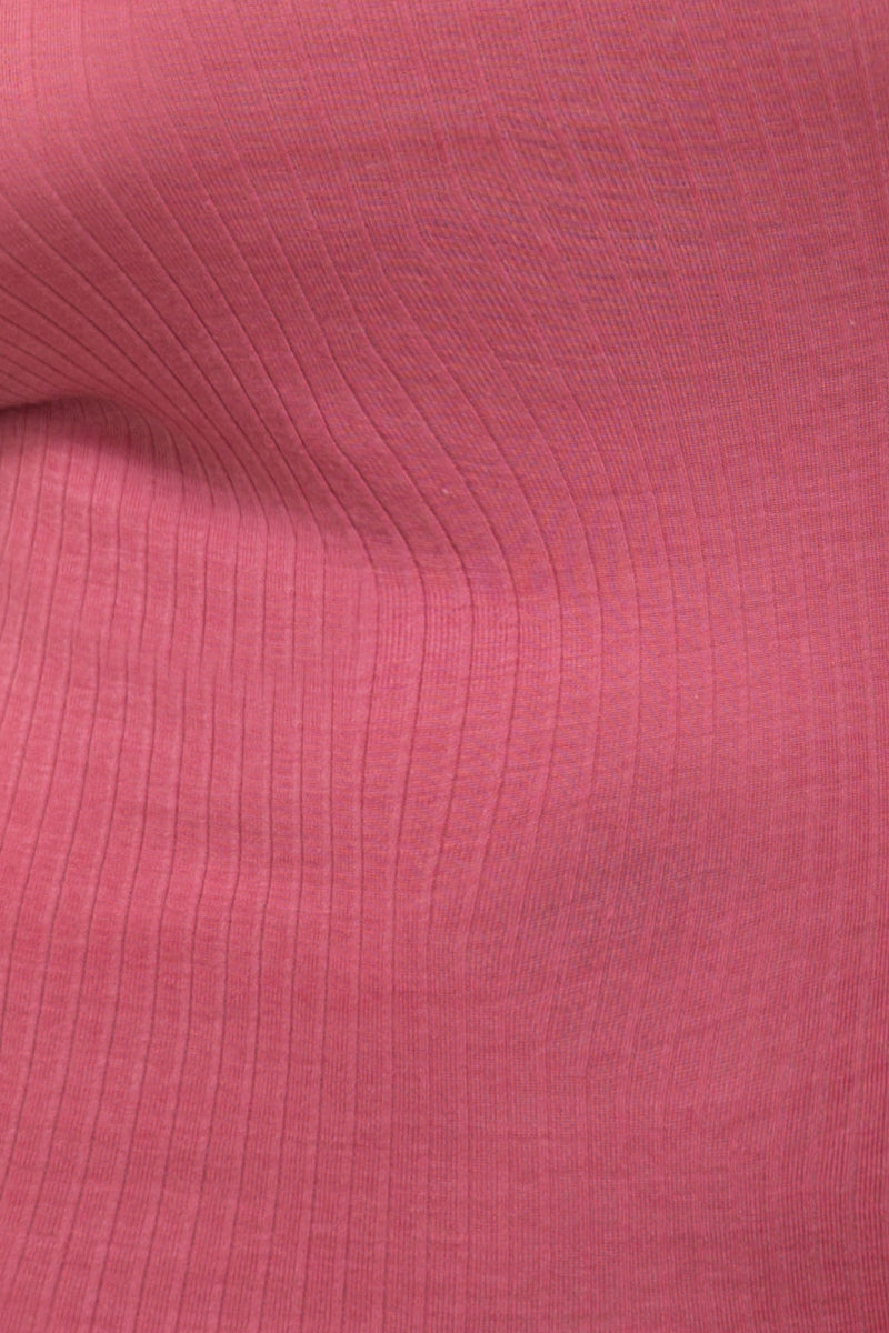 Ilary Lupetto Long Sleeves - Plissé Tubolar Wool Silk 