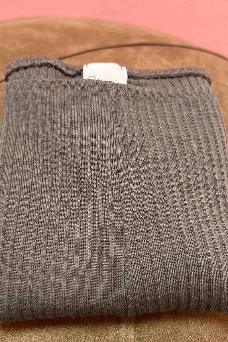 Ilary Leggings - Wool Silk Plissé