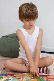 Ivano Sleeveless- Gauzed Cotton