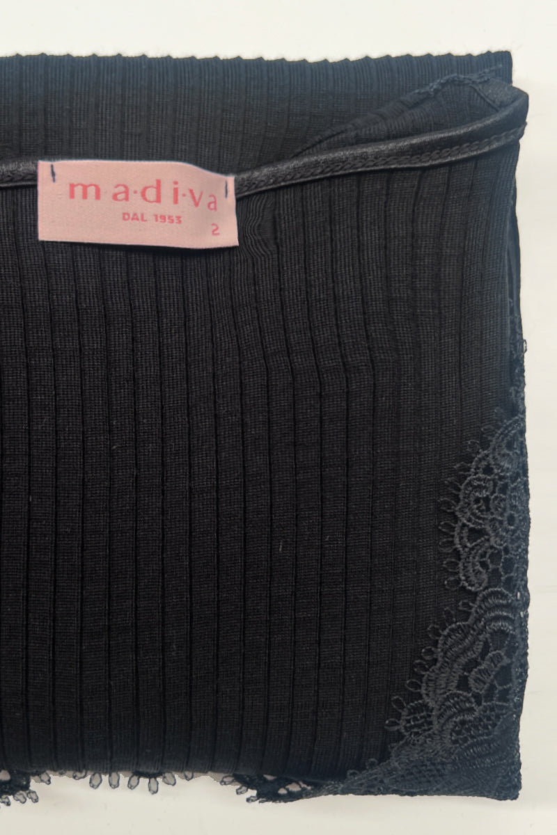 Happy Sleeveless - Wool Silk with macramé