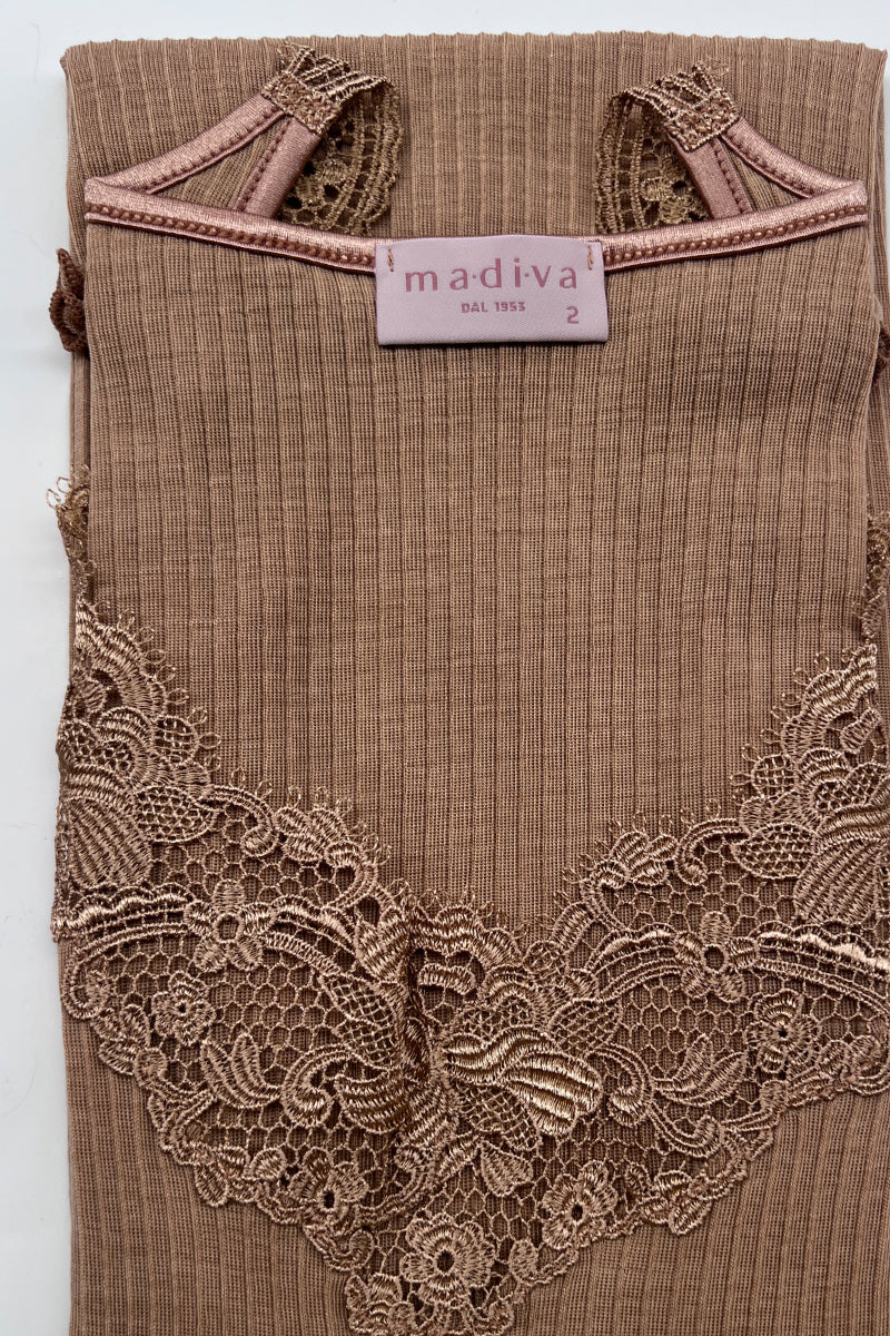 Happy Sleeveless - Wool Silk with macramé