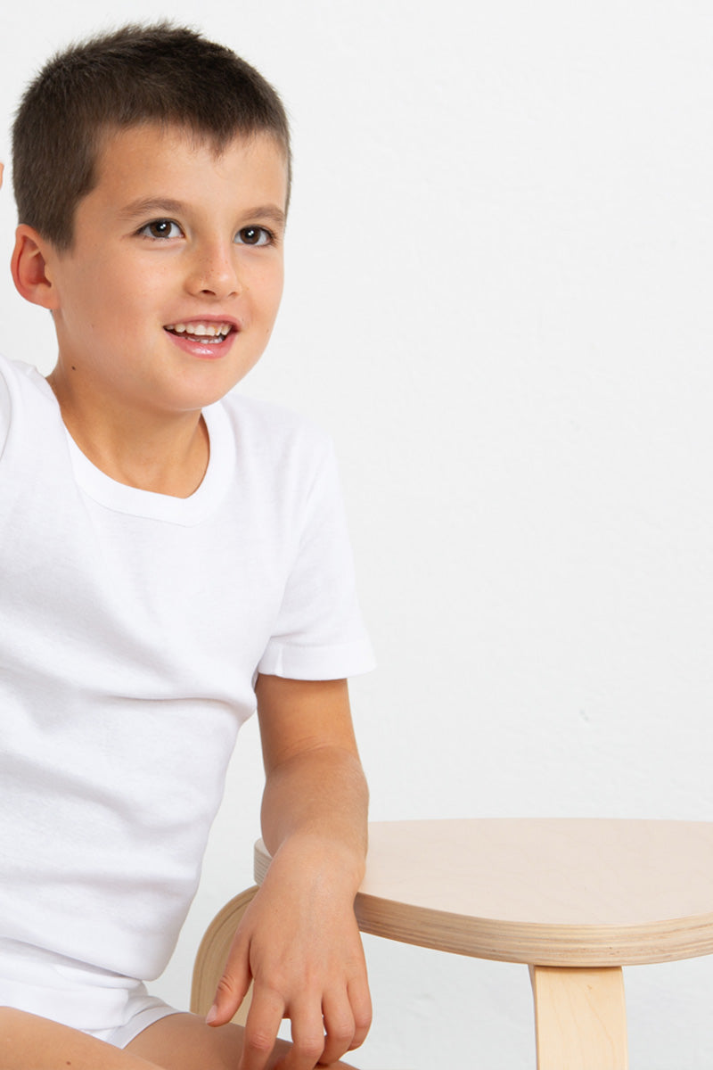 Maglietta bambino Ludovico in cotone - Protezione della pelle e tessuto anallergico