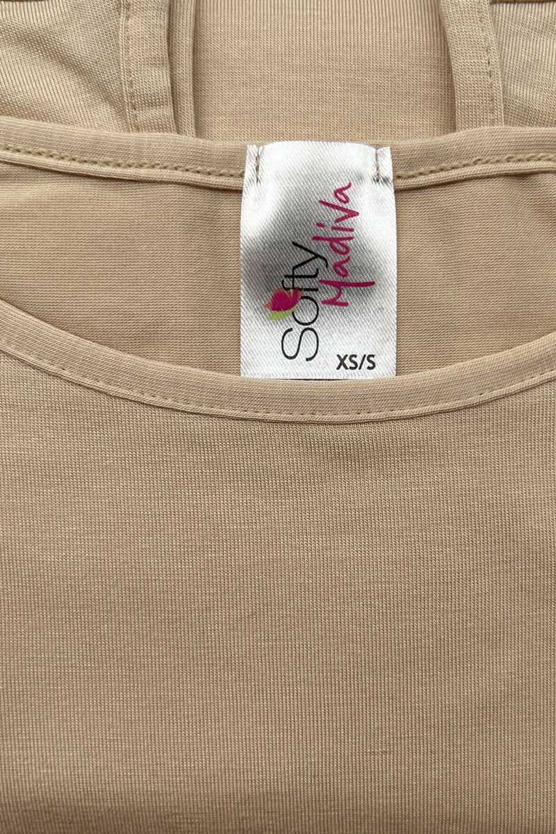 Maui Short Sleeve V-neck - Micromodal monoelastic