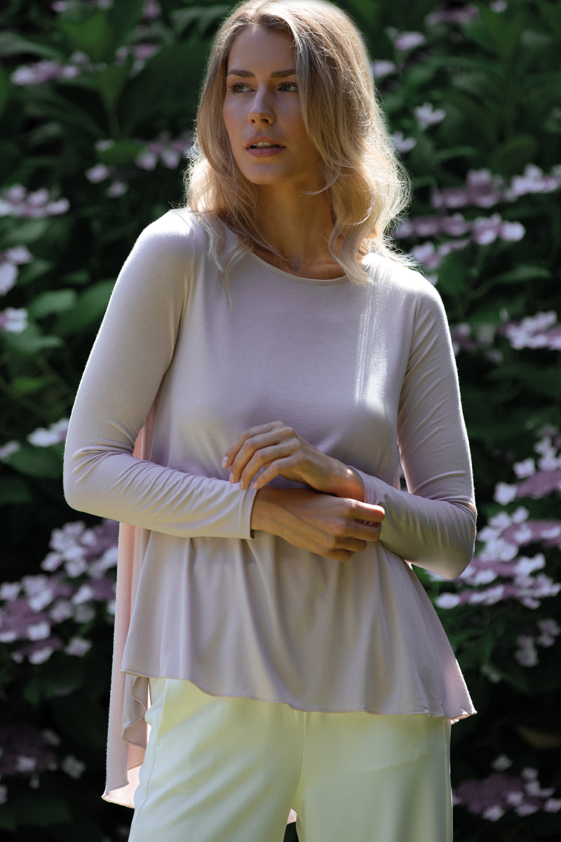 Maglia da donna Maui in Micromodal - Vestibilità morbida e lunghezza posteriore più lunga